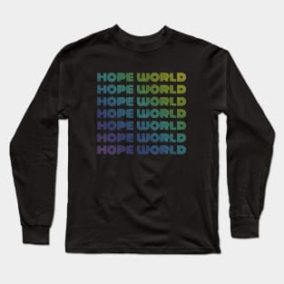 BTS Dynamite - BTS Army - Hope world ripetitive words (rainbow) | Kpop Long Sleeve T-Shirt